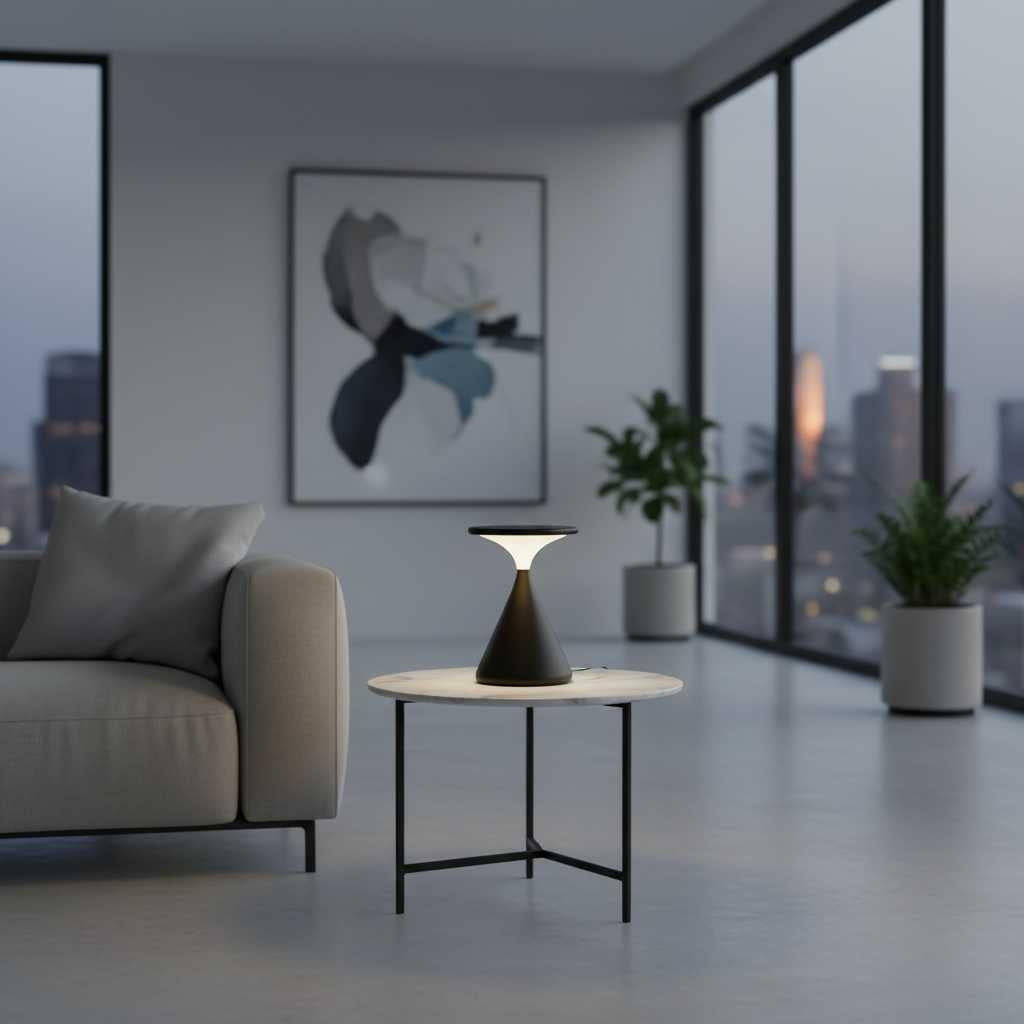 Aeron Hourglass | Kabellose Tischlampe mit LED Beleuchtung