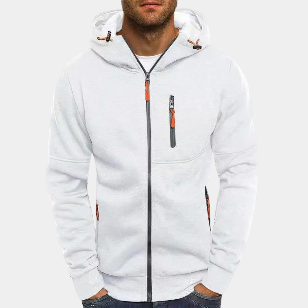 Karl | Herren Hoodie – Reißverschluss, Lässig & Alltagstauglich