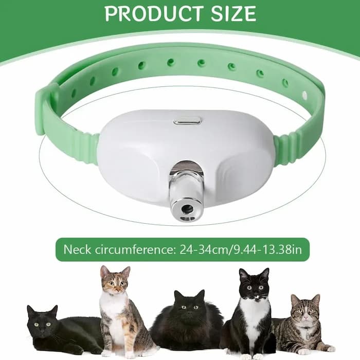 Laser-Spielhalsband für Katzen – Automatisch & Verstellbar