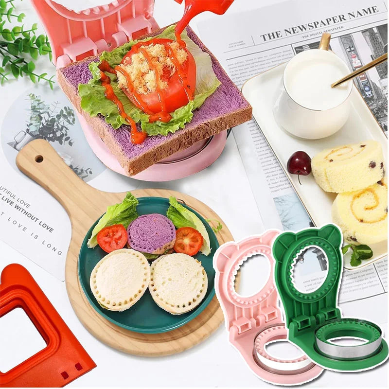 Sandwich-Maker mit Versiegelung – Rund & Kompakt für Toasts