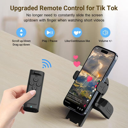 Smartphone-Griff mit Bluetooth-Fernauslöser – 180° Halterung