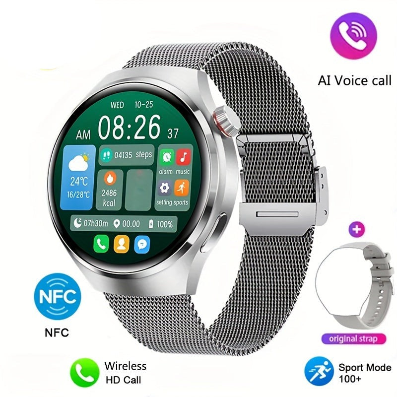 Herren Smartwatch NFC – Gesundheitstracking Bluetooth & Sportmodus
