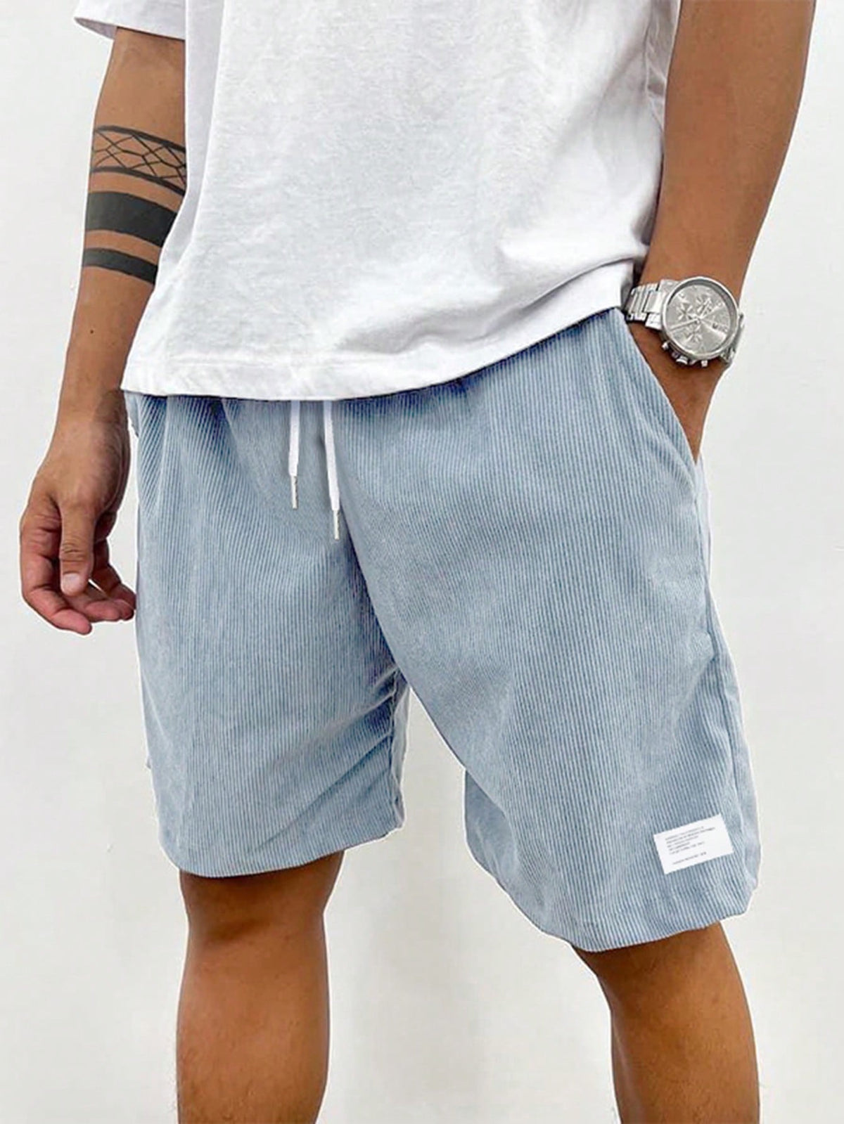 Herren Shorts mit Kordelzug – Lockere Passform, Leicht & Sommer