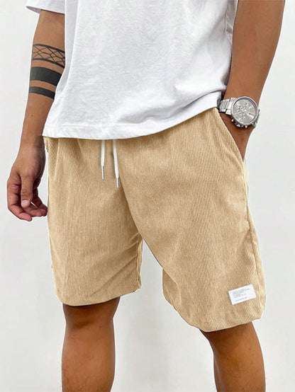 Herren Shorts mit Kordelzug – Lockere Passform, Leicht & Sommer