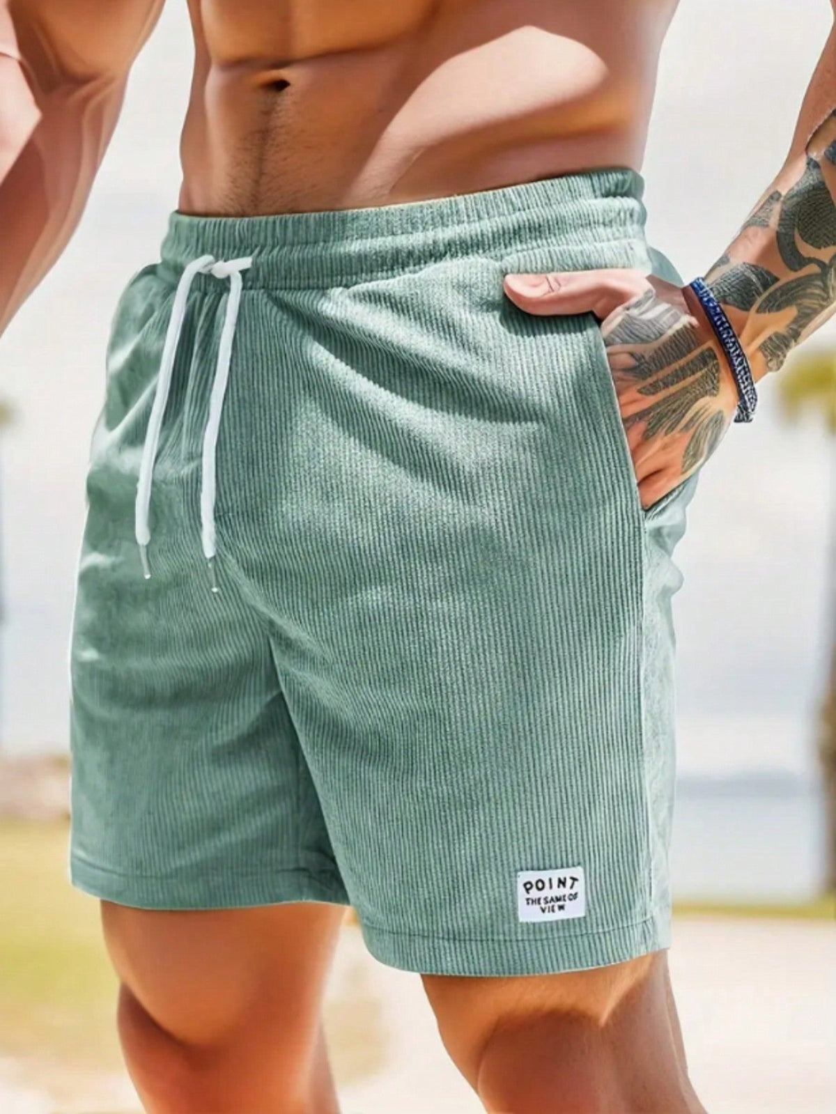 Herren Shorts mit Kordelzug – Lockere Passform, Leicht & Sommer