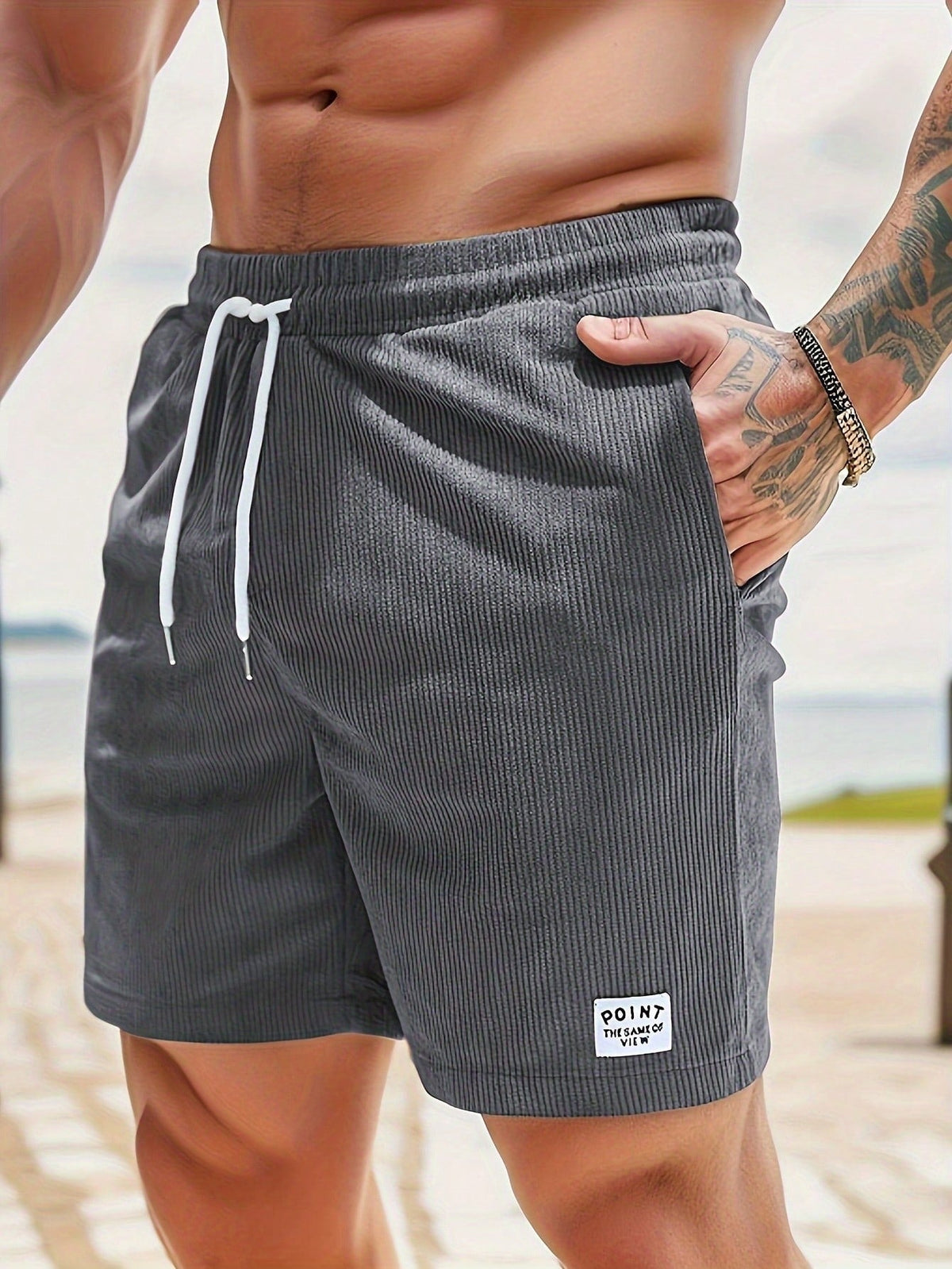 Herren Shorts mit Kordelzug – Lockere Passform, Leicht & Sommer