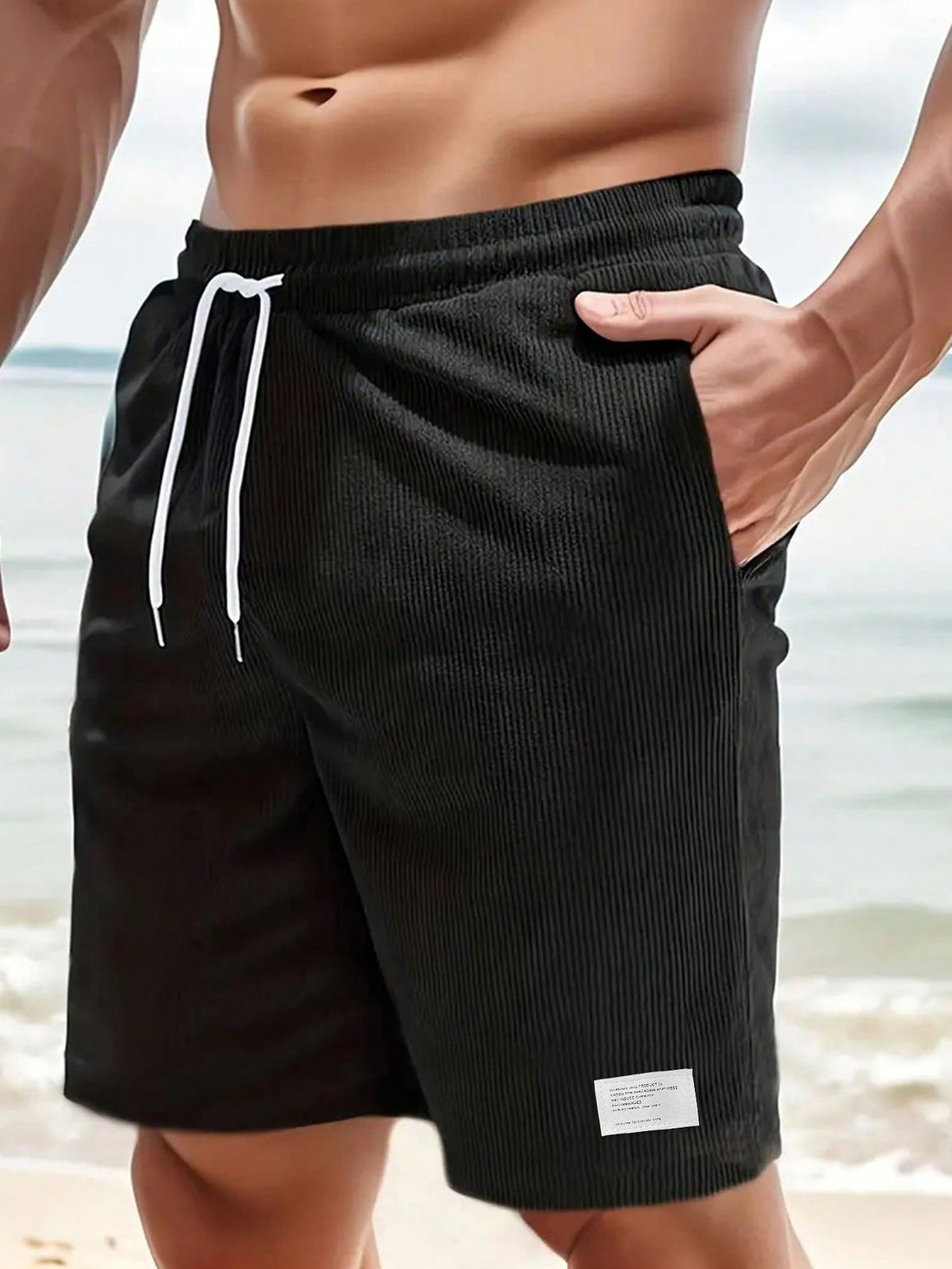 Herren Shorts mit Kordelzug – Lockere Passform, Leicht & Sommer