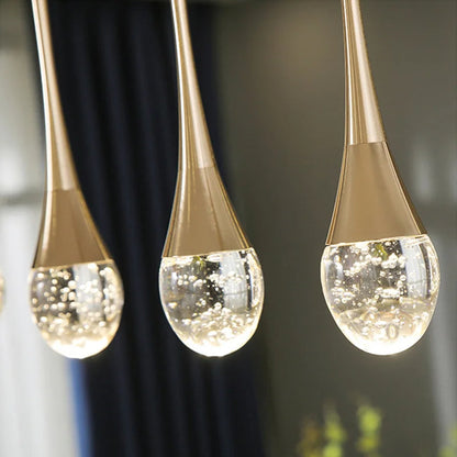 Glas Hängeleuchte – Warmweißes Licht Vintage & Wohnzimmer