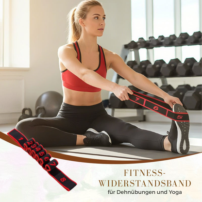 Widerstandsband Verstellbar – 8 Segmente für Yoga & Training