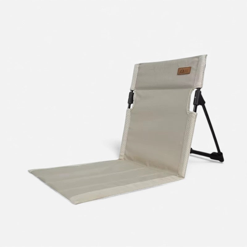 Klappbarer Bodenstuhl mit Rückenlehne – Camping & Outdoor