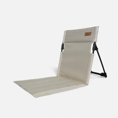 Klappbarer Bodenstuhl mit Rückenlehne – Camping & Outdoor