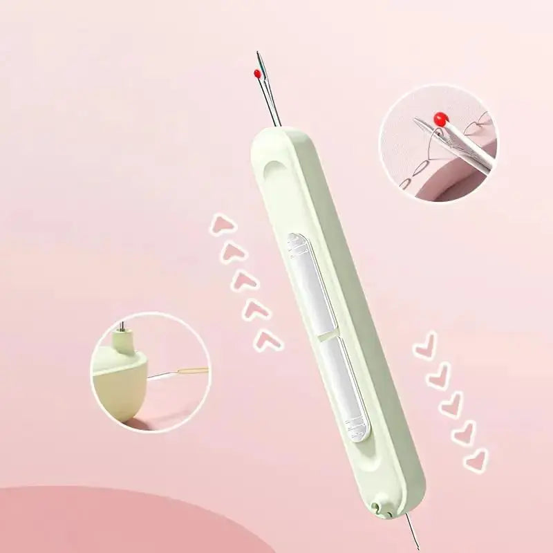 2-in-1 Nadeleinfädler & Nahttrenner – Kompakt & Nähset Zubehör