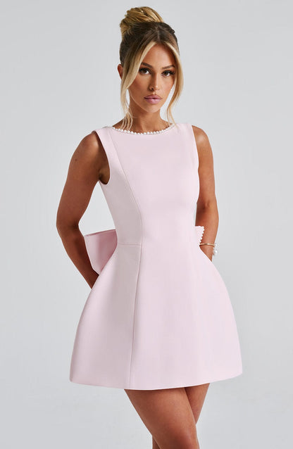 Strukturiertes Minikleid Damen Hochzeitsgast – Texturiert & Kurz Geschnitten