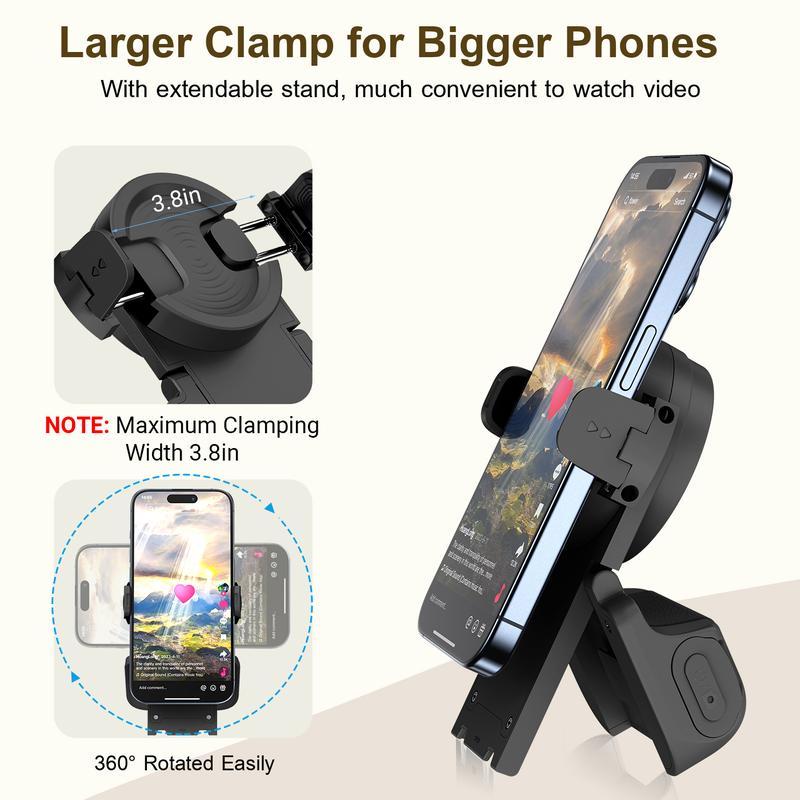 Smartphone-Griff mit Bluetooth-Fernauslöser – 180° Halterung
