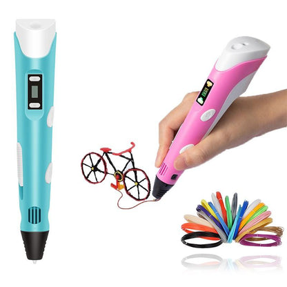 3D-Druckstift Kreativ – Kinder & Erwachsene LED Anzeige