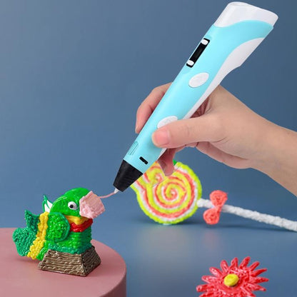 3D-Druckstift Kreativ – Kinder & Erwachsene LED Anzeige