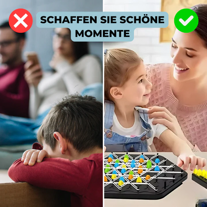 Strategie-Dreieckspiel – Familienspiel für 2–4 Spieler