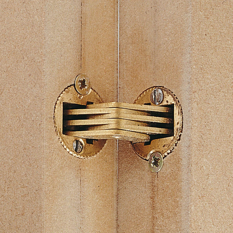 Verdeckte Scharniere Messing 4er-Set – Unsichtbare Zylinderscharniere