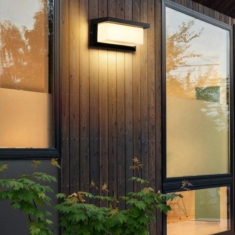 Außen LED-Wandleuchte – 20W, Bewegungsmelder & Wetterfest