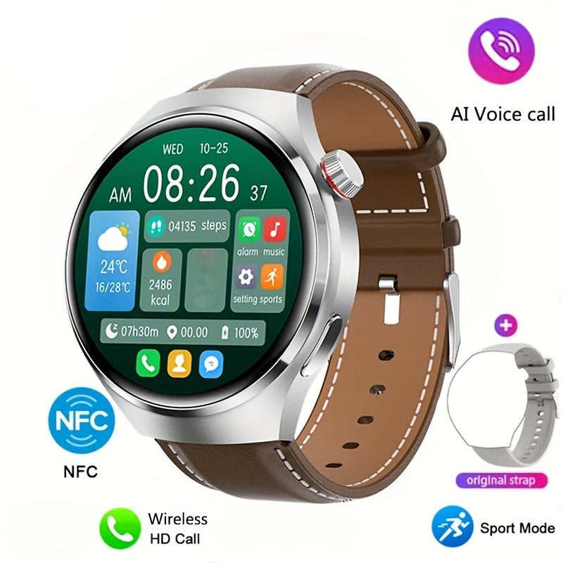 Herren Smartwatch NFC – Gesundheitstracking Bluetooth & Sportmodus