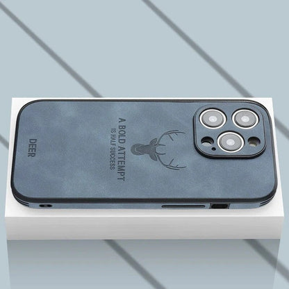 Luxe Hirschleder iPhone Hülle - Veltro