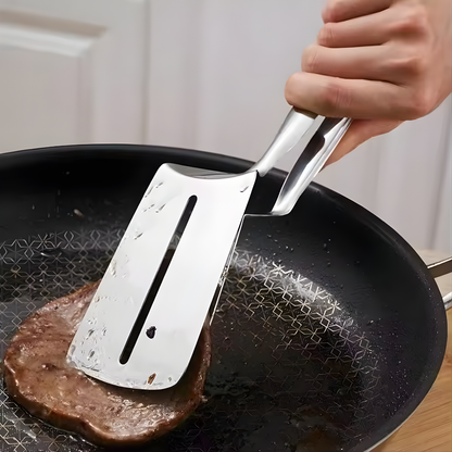 Edelstahl-Wendegreifer – Spatula & Zange 26 cm Kombination