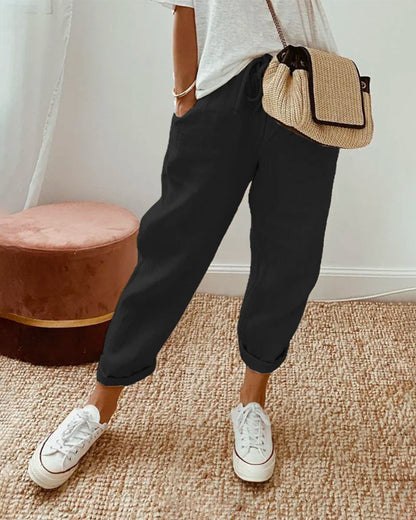 Helga | Damen Leinenhose – Lässig, Leicht & Atmungsaktiv