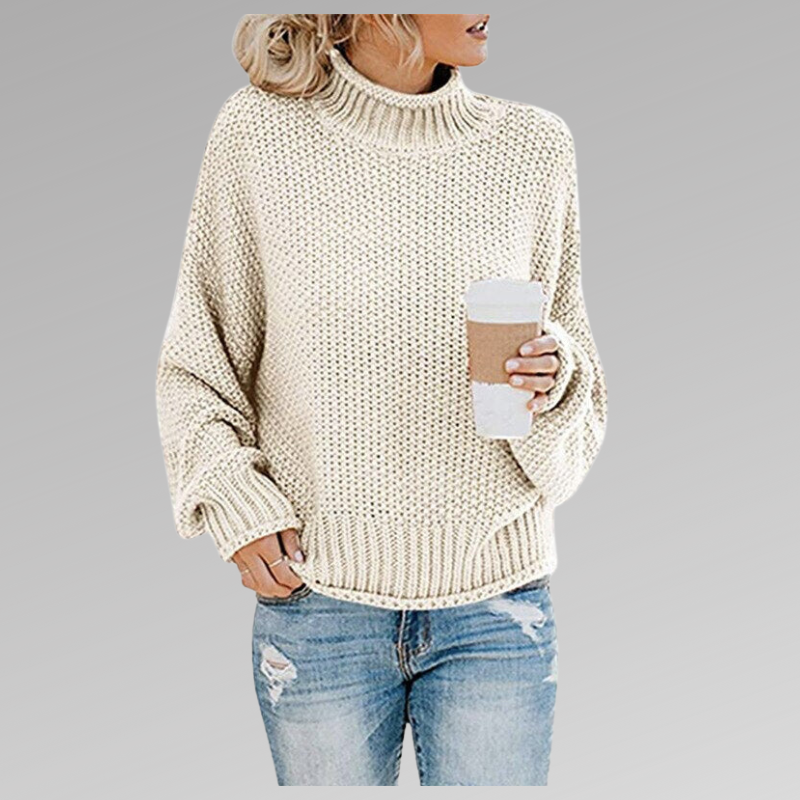 Natascha | Damen Strickpullover – Locker, Warm & Winter