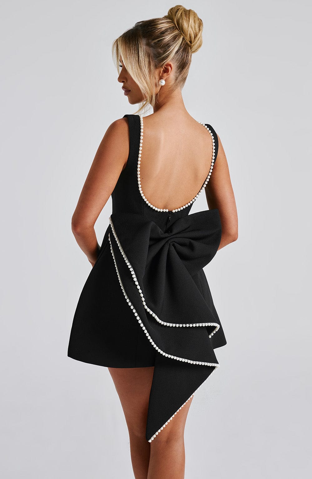 Strukturiertes Minikleid Damen Hochzeitsgast – Texturiert & Kurz Geschnitten