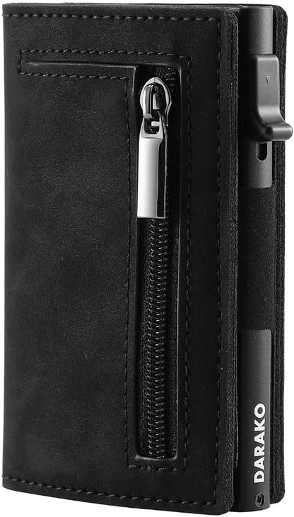 RFID Slim Wallet Herren – Aluminium Diebstahlsicher & Kartenfach