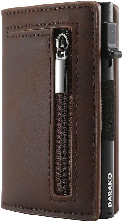 RFID Slim Wallet Herren – Aluminium Diebstahlsicher & Kartenfach