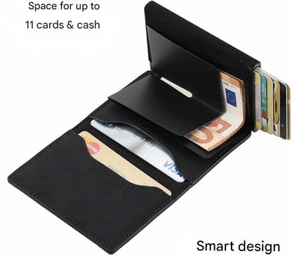 RFID Slim Wallet Herren – Aluminium Diebstahlsicher & Kartenfach