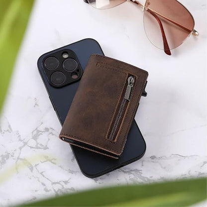 RFID Slim Wallet Herren – Aluminium Diebstahlsicher & Kartenfach