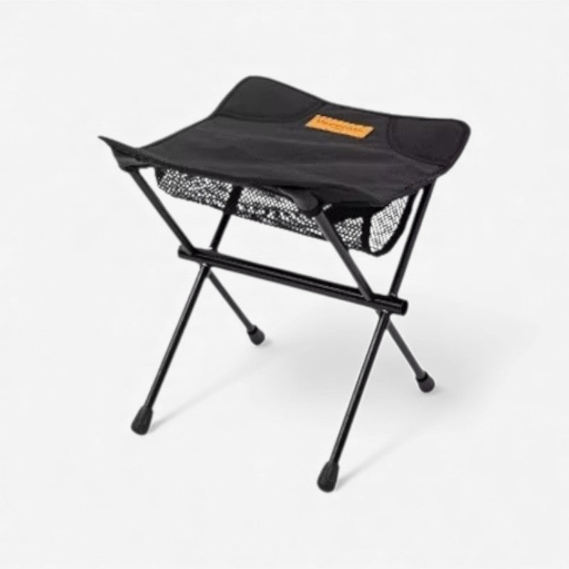 Klappbarer Campinghocker – Tragbar mit Netzablage & Outdoor