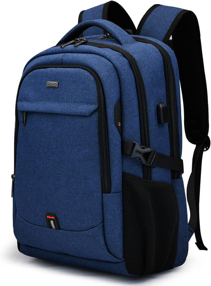 Wasserdichter Laptop-Reiserucksack – USB-Ladeport & Organizer-Fächer für Herren & Damen