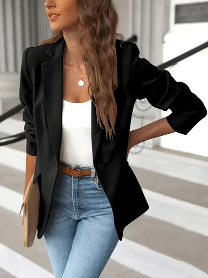 Edith | Damen Blazer – Tailliert, Stilvoll & Freizeitlook