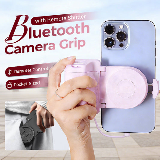 Smartphone-Griff mit Bluetooth-Fernauslöser – 180° Halterung