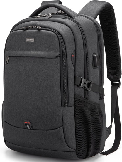 Wasserdichter Laptop-Reiserucksack – USB-Ladeport & Organizer-Fächer für Herren & Damen
