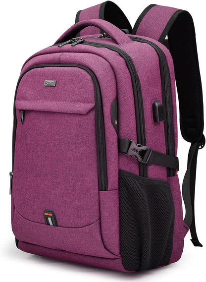 Wasserdichter Laptop-Reiserucksack – USB-Ladeport & Organizer-Fächer für Herren & Damen