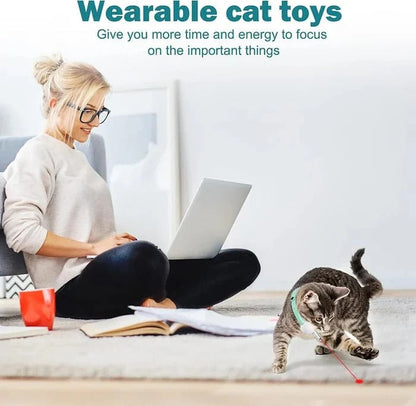 Laser-Spielhalsband für Katzen – Automatisch & Verstellbar