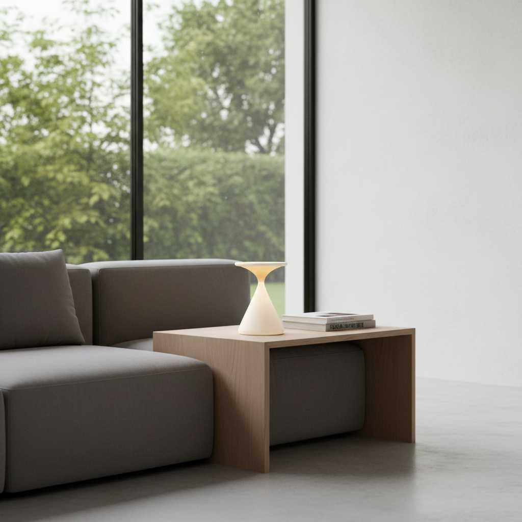 Aeron Hourglass | Kabellose Tischlampe mit LED Beleuchtung