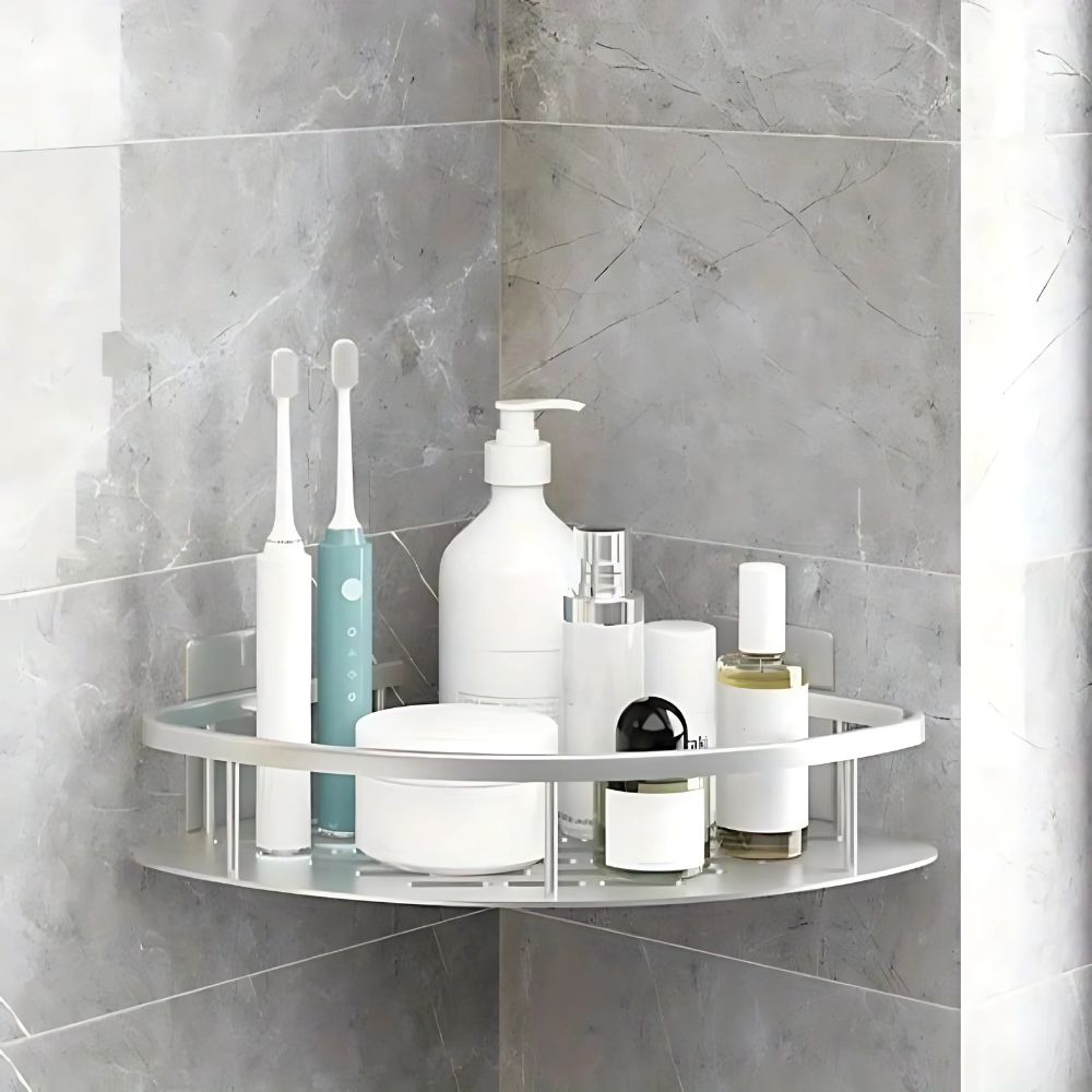 Eck-Duschregal Bohrloses Aluminium – Selbstklebend für Dusche