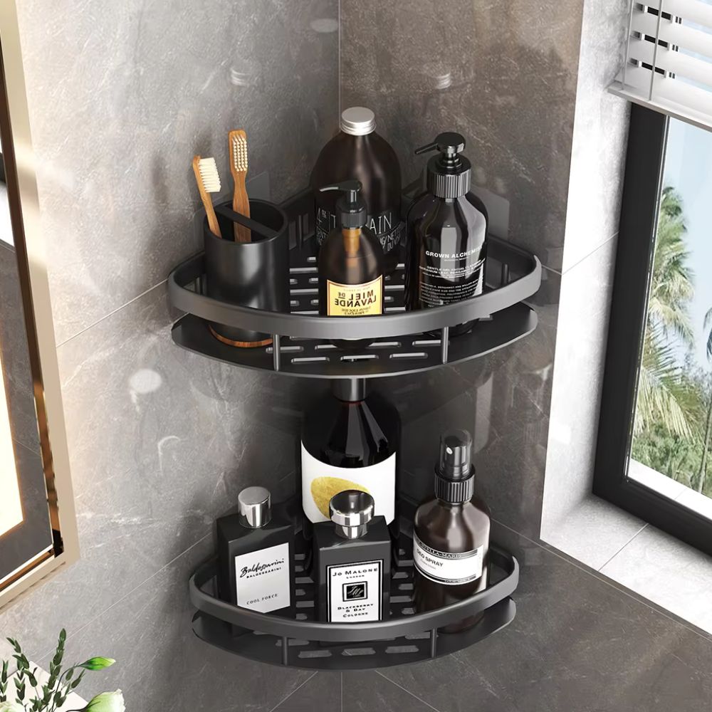Eck-Duschregal Bohrloses Aluminium – Selbstklebend für Dusche