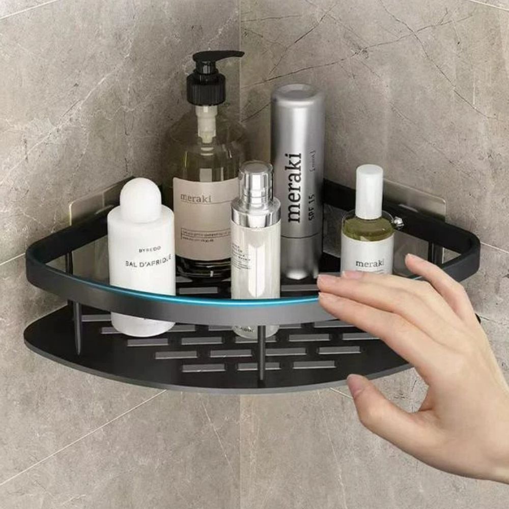 Eck-Duschregal Bohrloses Aluminium – Selbstklebend für Dusche