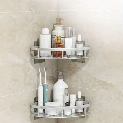 Eck-Duschregal Bohrloses Aluminium – Selbstklebend für Dusche