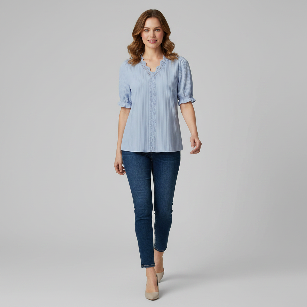 Astrid | Elegante Damen Sommerbluse