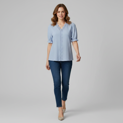 Astrid | Elegante Damen Sommerbluse