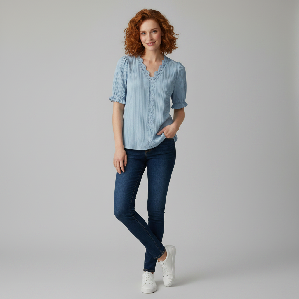 Astrid | Elegante Damen Sommerbluse