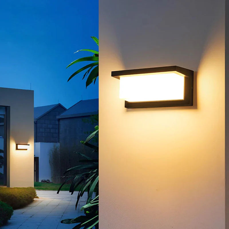 Außen LED-Wandleuchte – 20W, Bewegungsmelder & Wetterfest