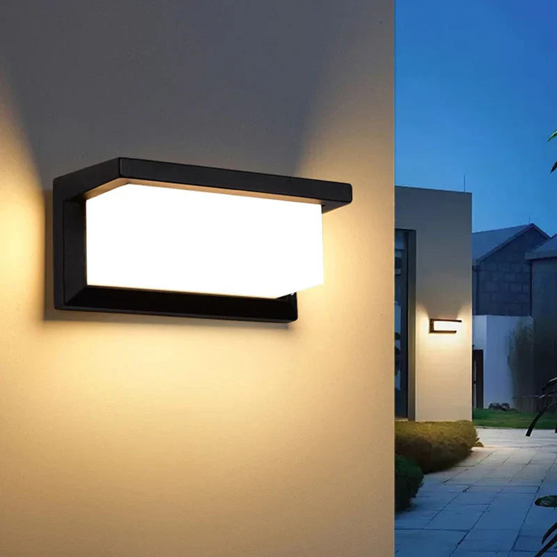Außen LED-Wandleuchte – 20W, Bewegungsmelder & Wetterfest